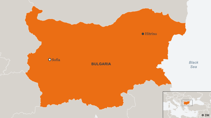 Karte Bulgarien Hitrino Englisch (DW)