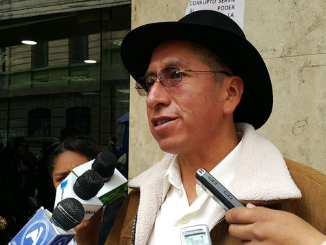 El exmagistrado suspendido de Tribunal Constitucional Plurinacional (TCP), Gualberto Cusi. Foto: La Razón