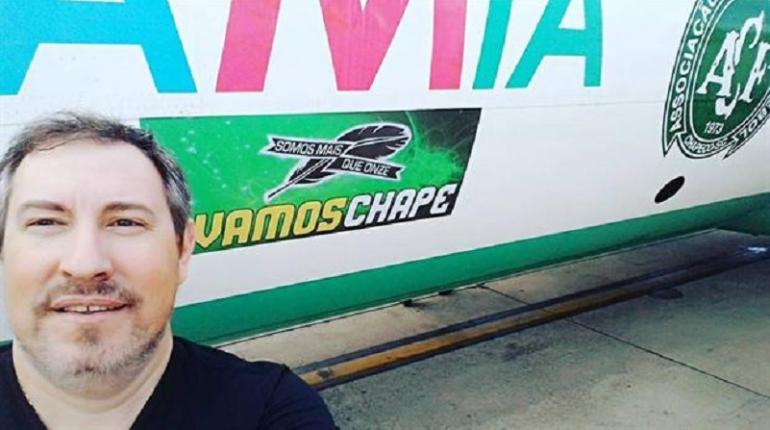 Rafael Henzel, periodista que sobrevivió el accidente de Chapecoense. | Foto: Internet