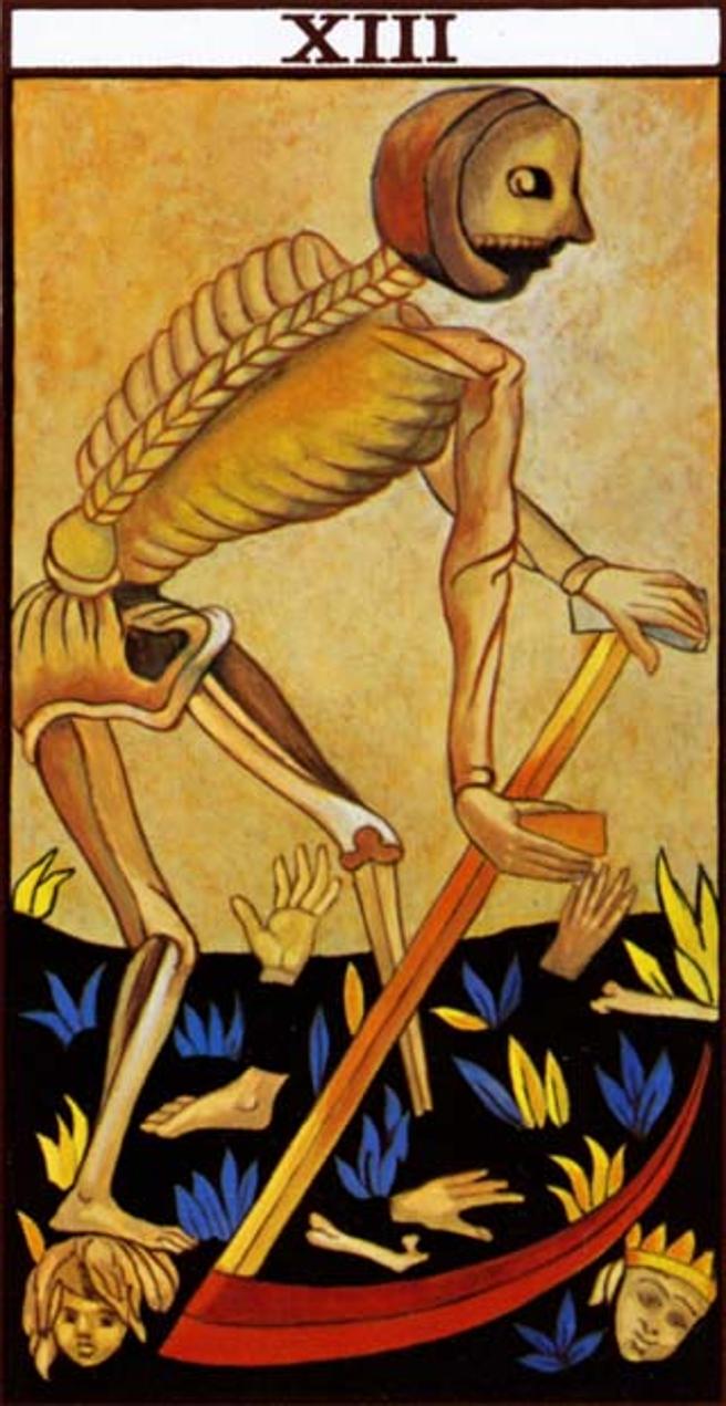 Carta XIII del Tarot, la muerte