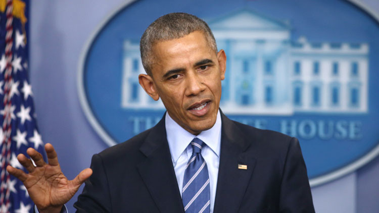 Barack Obama durante una rueda de prensa en la Casa Blanca, el 16 de diciembre de 2016