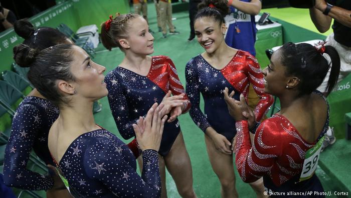 Rio 2016 Turnen Team USA (picture alliance/AP Photo/J. Cortez)