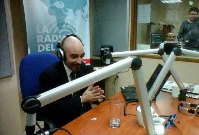 Andres Sal Lari, el periodista que elaboró un documental por encargo del Gobierno. Foto: Facebook