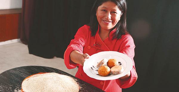 “yo no vendo masitas de quinua, vendo un concepto de vida:  el pensar bien para vivir bien. es decir tomar una decisión sabia al momento de  elegir el  alimento correcto que va a nutrir realmente tu cuerpo”, dice.