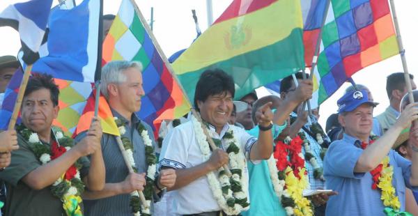 Evo Morales es el candidato de los masistas a la presidencia
