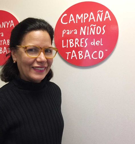 Patricia Sosa, Directora para Latino América y el Caribe, Campaña para Niños Libres de Tabaco, Washington, D.C.