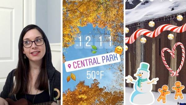 Instagram implementó stickers navideños y un nuevo modo para filmarnos con más facilidad.