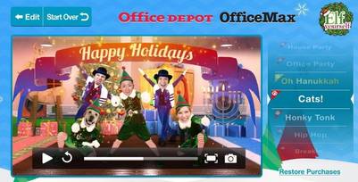 Elfyourself, para bailar como un elfo.