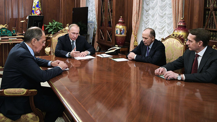 Una reunión del Consejo de Seguridad de Rusia