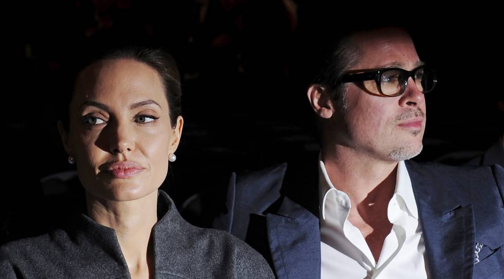 Angelina Jolie y Brad Pitt el 13 de junio de 2014.