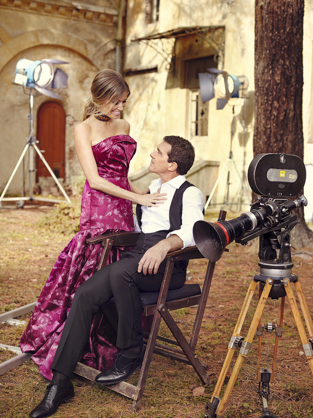 Antonio Banderas y Nicole Kimpel