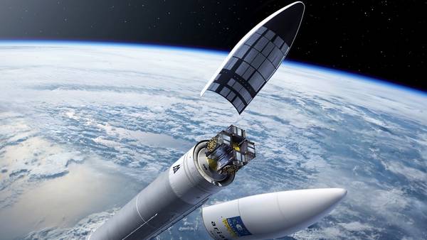 Sisitema Galileo de la Unión Europea que quiere competir con el GPS estadounidense y hacer que Europa no dependa de la tecnología y los satélites de Estados Unidos. Foto ESA