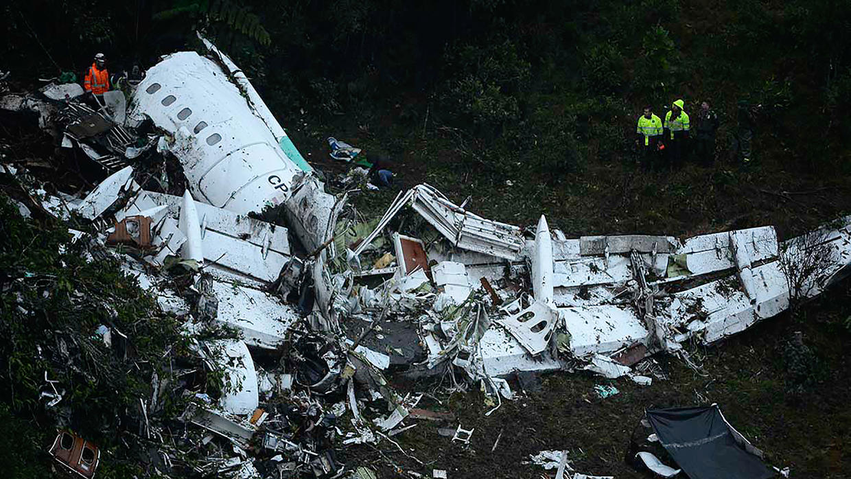 Imágenes del accidente trágico del Chapecoense