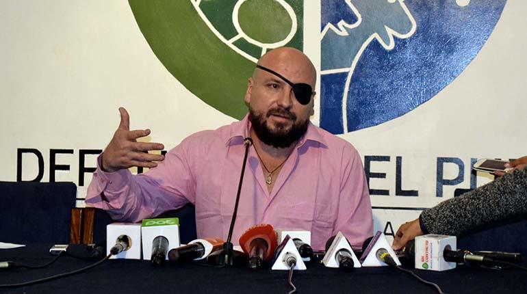 El Defensor del Pueblo, David Tezanos, ayer. | MARKA REGISTRADA