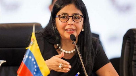 La canciller venezolana, Delcy Rodríguez.