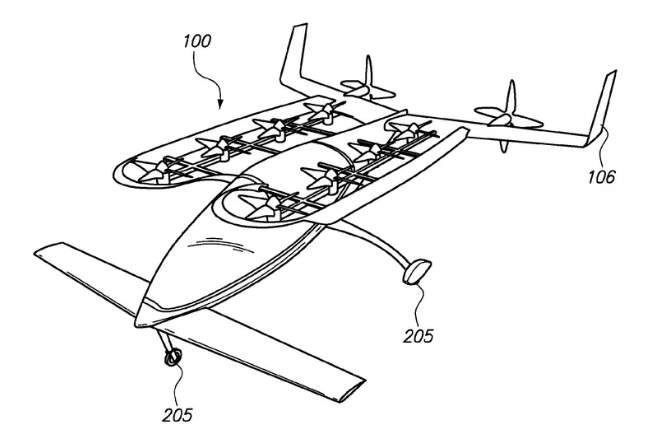 Coche volador de Google