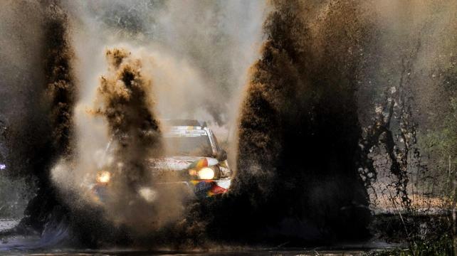 Espectacular imagen de Rodrigo Gutiérrez durante el Dakar 2017. Foto. @dakar %image_alt%