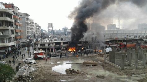 Explosión de un coche bomba en Siria.
