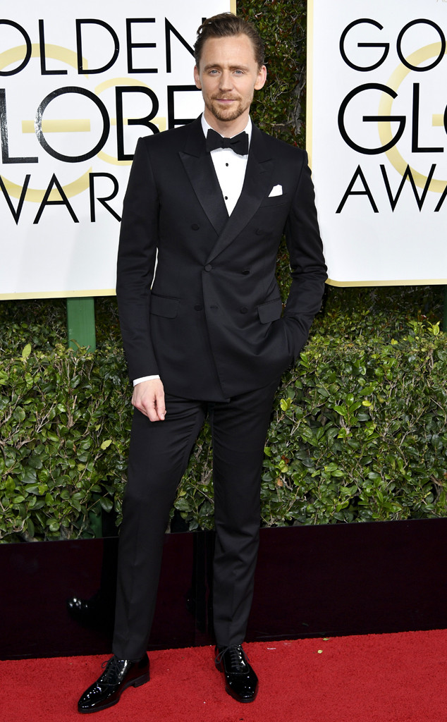 Tom Hiddleston, 2017 Golden Globes, Arrivals