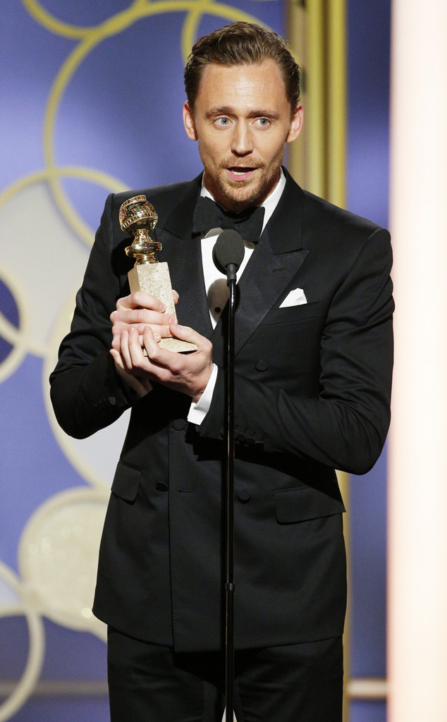 Tom Hiddleston, 2017 Golden Globes, Winners