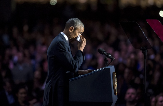 Las lágrimas de Obama.