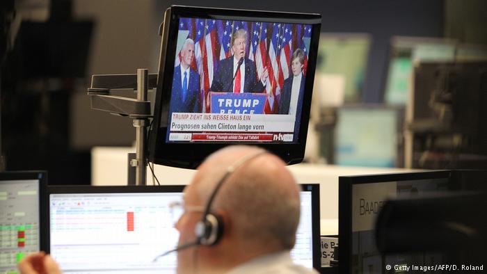 Frankfurt Börse US Wahlen 2016 (Getty Images/AFP/D. Roland)
