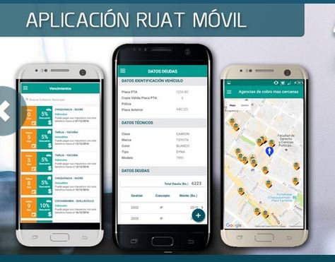 La aplicación del RUAT permite a los contribuyentes acceder a información sobre sus vehículos, inmuebles, deudas tributarias, inspección vehicular e infracciones de tránsito, entre otros. 