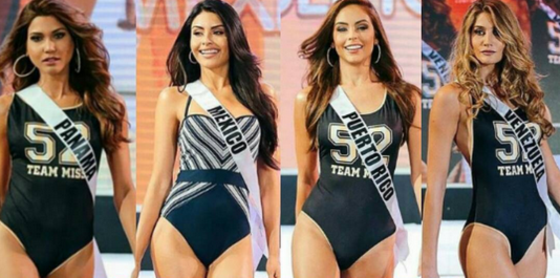 Latinas en traje de baño, Miss Universo