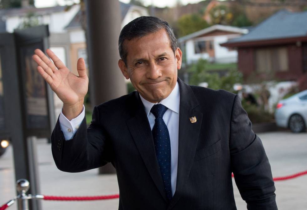 Ollanta Humala, en junio pasado en Santiago de Chile.