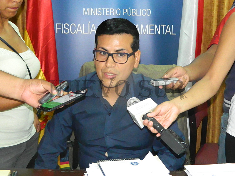 Gilbert Muñoz Ortiz, fiscal departamental de Tarija, quien aseguró que los padres fueron imputados por el delito de infanticidio.