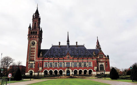 Holanda. La sede de la Corte Internacional de Justicia (CIJ) ubicada en el Palacio de la Paz de La Haya.