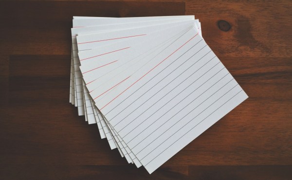 Las tarjetas para memorizar, el método más práctico para estudiar