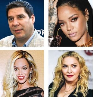Claure asocia a Sprint con Beyoncé, Madonna y Rihanna