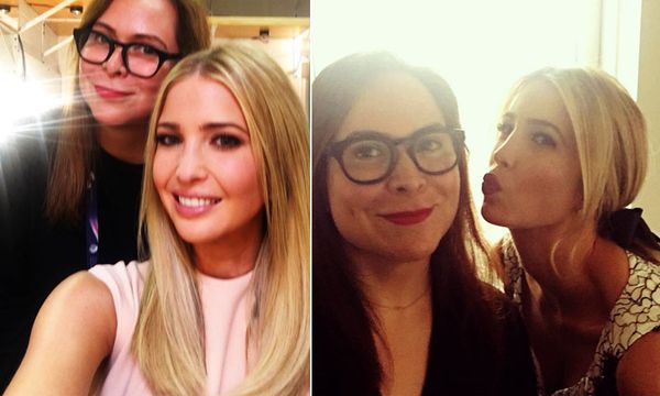 Ivanka Trump y su maquillista desde hace casi una década, la mexicana Alexa Rodulfo.