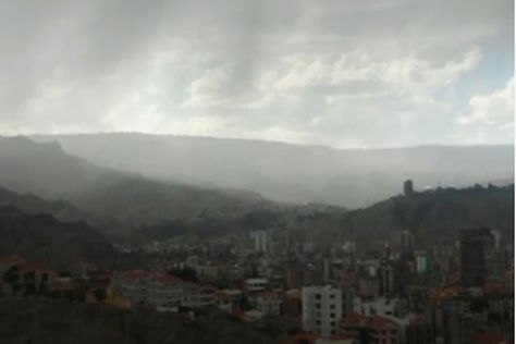 LLuvia en La Paz