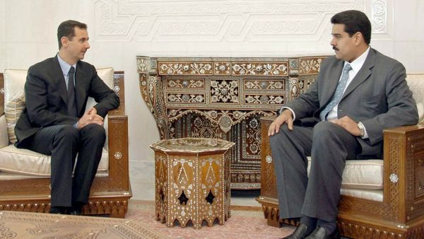 Bashar al Assad y Nicolás Maduro volvieron a respaldarse, pese a las graves crisis que sufren sus países
