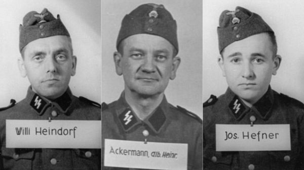 Willi Heindorf , un veterano de guerra condecorado; Albin Ackermann, un mesero que entró en el ejército en 1941; el también croata Josef Hefner
