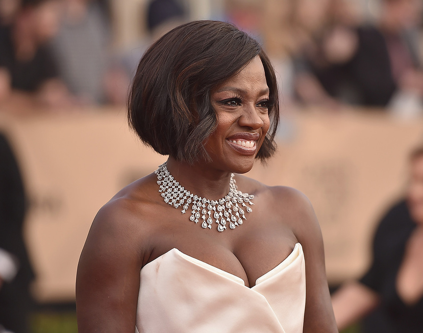 Viola Davis, en los premios del sindicato de actores norteamericano.