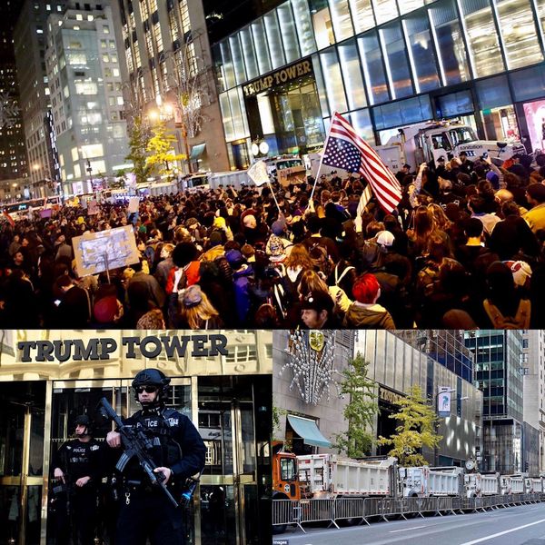 El edificio ubicado en la Quinta Avenida se convirtió desde el momento de la victoria del presidente Trump en sede de masivas protestas en contra de la nueva administración, lo que obligó a restringir el acceso vehicular y peatonal en la zona