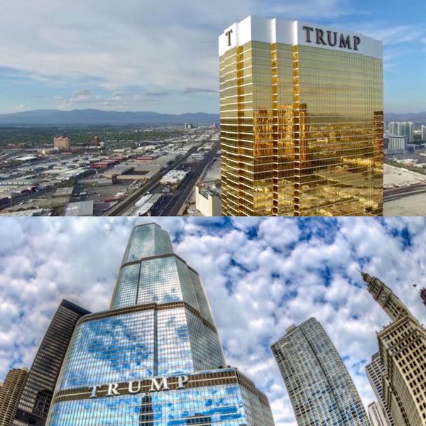 Las torres Trump de Las Vegas y Chicago no logran alcanzar el nivel de iconicidad del edificio original construido en la “Gran Manzana” pero son un símbolo incuestionable del poderío inmobiliario del hoy presidente de los Estados Unidos