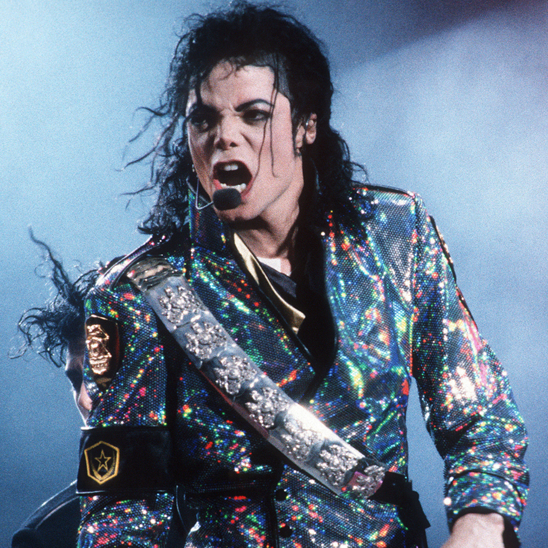 Michael Jackson, Feijenoord Stadion, De Kuip, Rotterdam, 30-6-1992, Foto Rob Verhorst