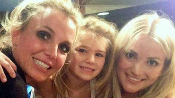 Britney Spears con su hermana y su sobrina, Maddie