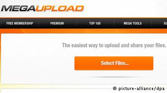 Screenshot Megaupload (picture-alliance/dpa)