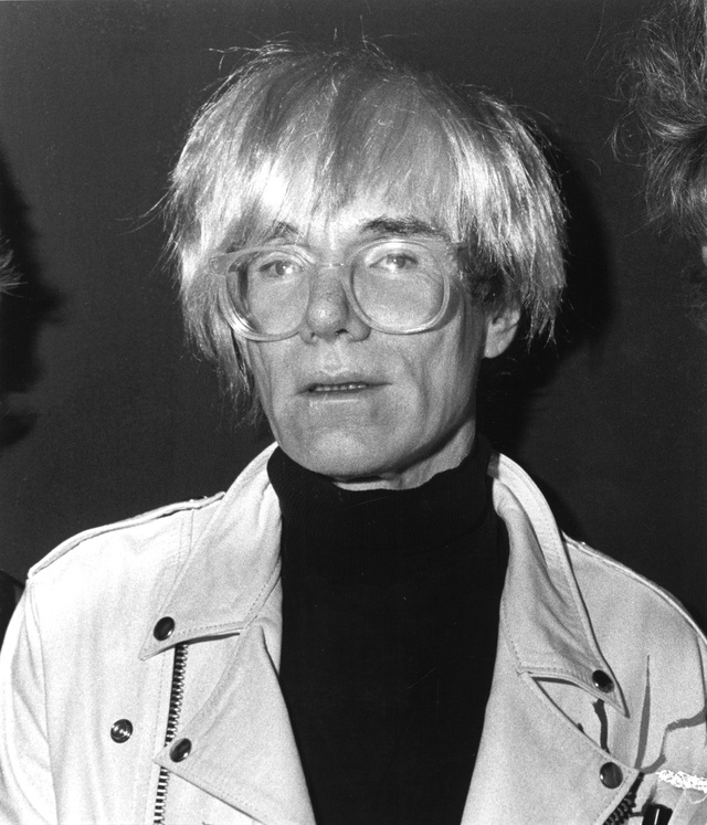 Andy Warhol en Chicago en 1980.