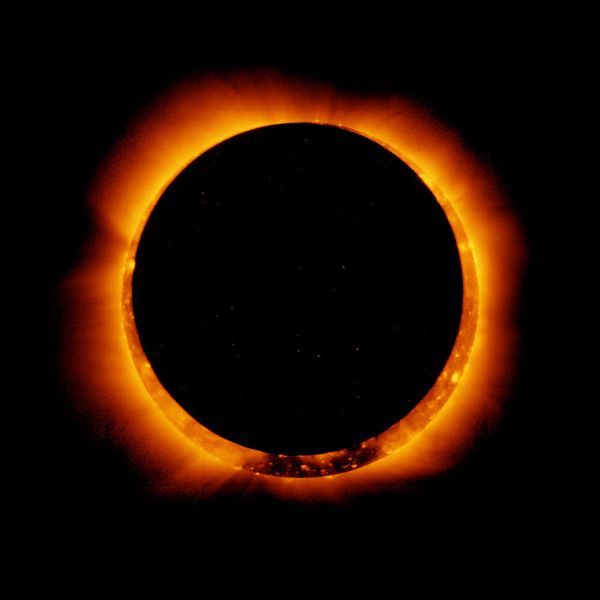 El anillo de fuego tras un eclipse solar anular
