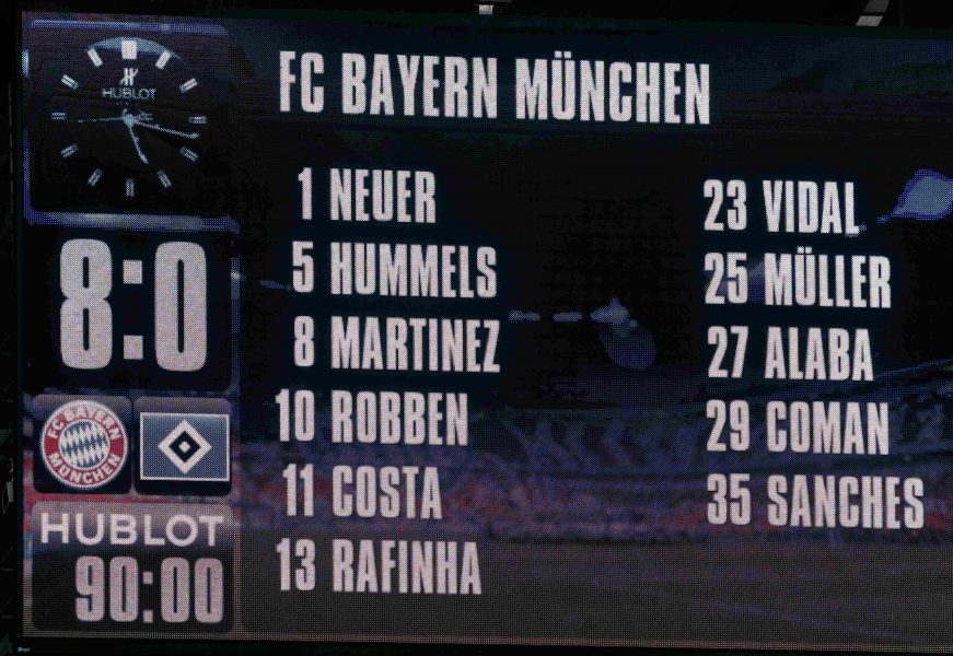 German Bundesliga - Bayern Munich v Hamburger SV