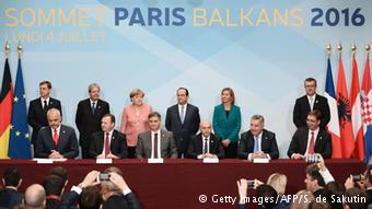 La cumbre de los Balcanes en Paris 