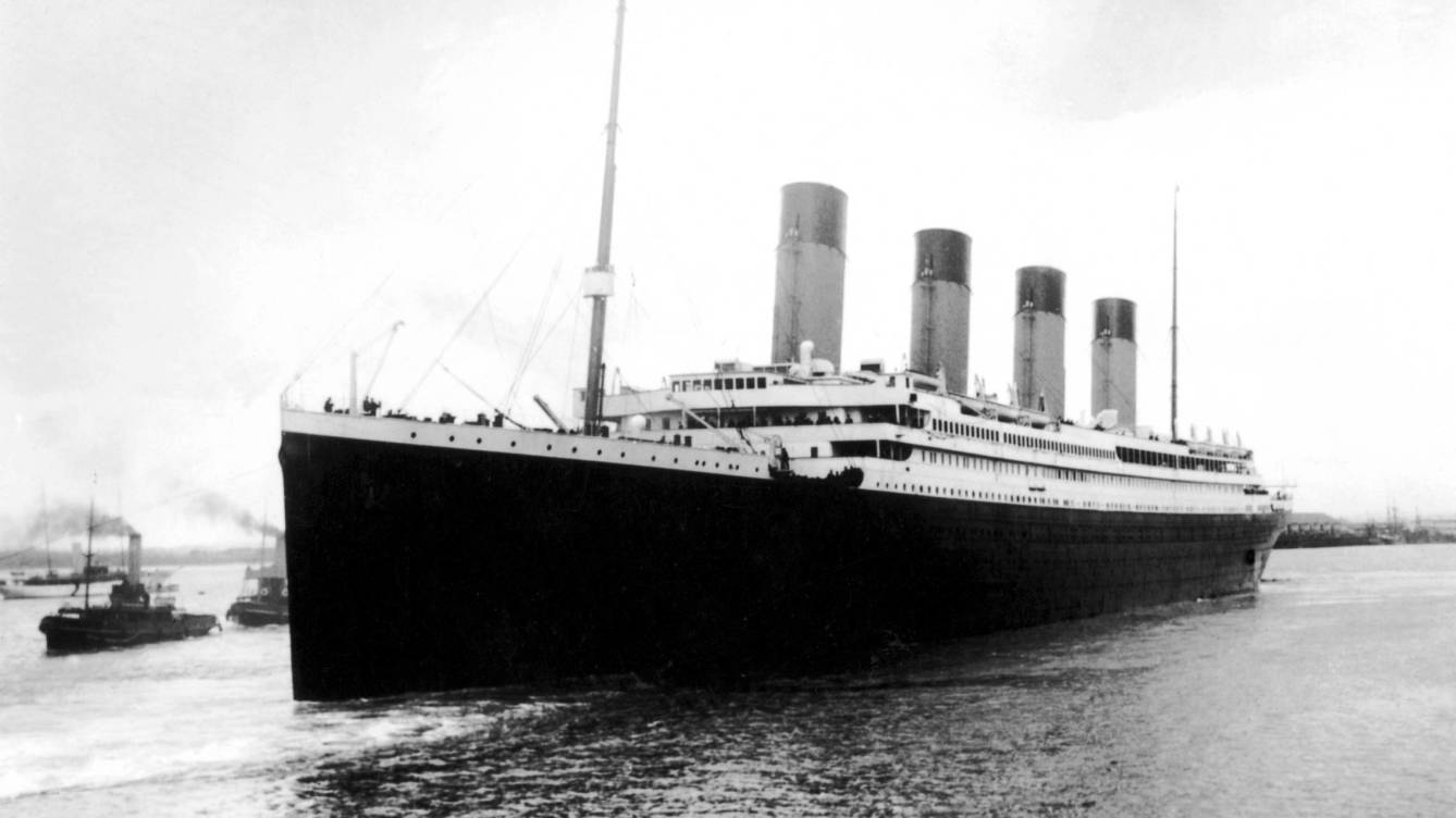 Foto: El Titanic zarpa desde Southampton hasta su destino. (Cordon Press)