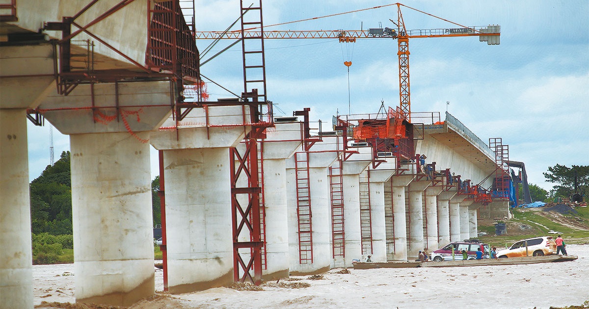 Puente Banegas, con 82 de avance, activa el agro eju.tv