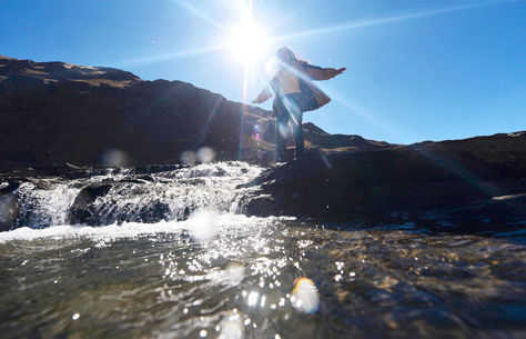 La represa Hampaturi de La Paz.